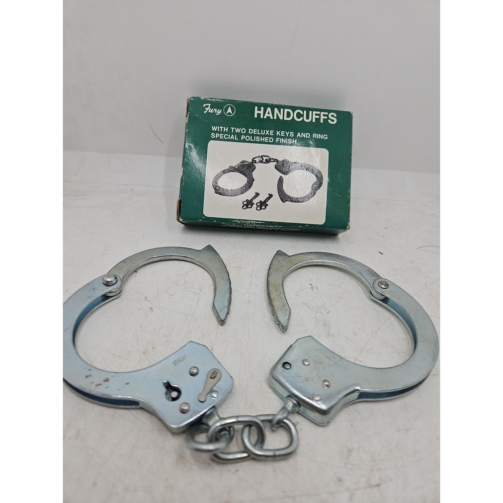 Fury 15901 Polished Handcuffs Untested No Keys